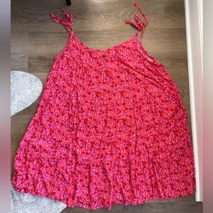 Pink sleeveless mini dress. Size medium.
